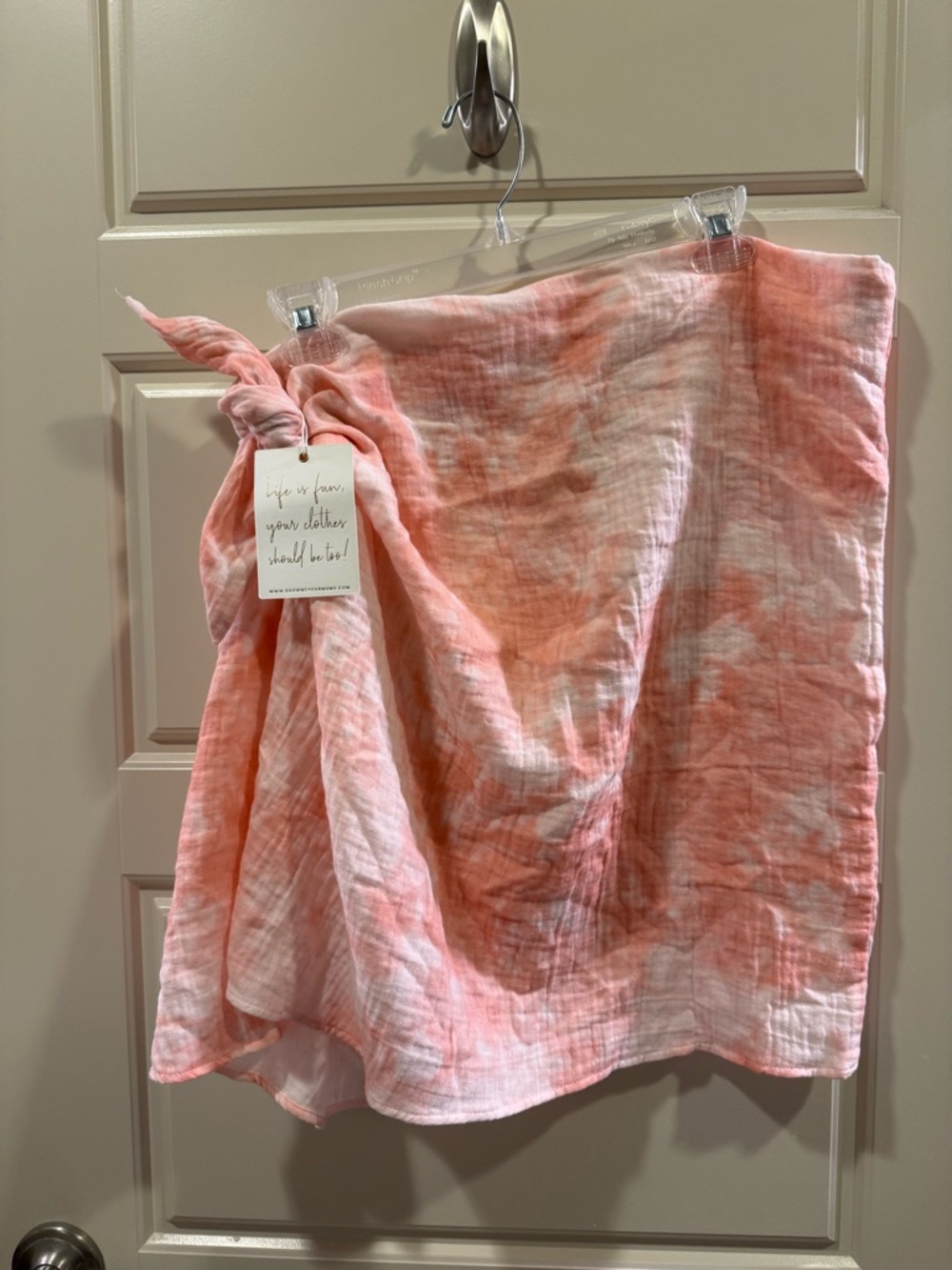 Show Me Your Mumu Pink Tie-Dye Lola Sarong | OS | NWT